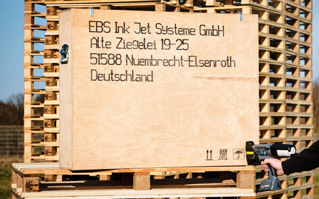 Mobile Kennzeichnung auf Holz